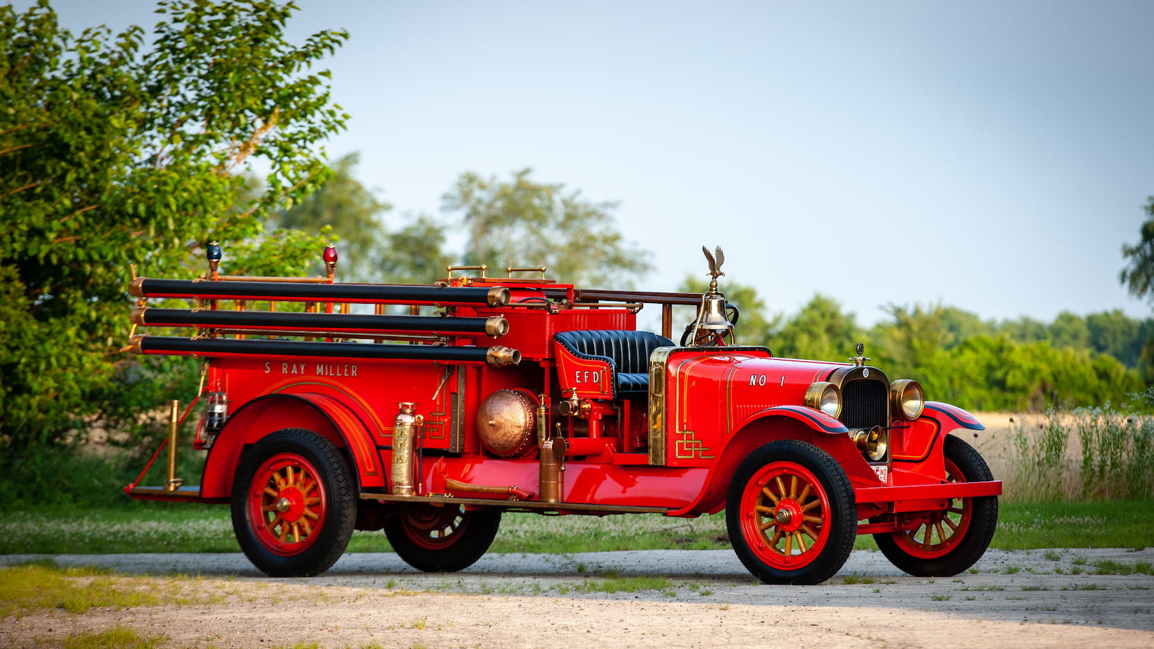 1925 GRAHAM BROTHERS BRASS ERA CHEMICAL PUMPER