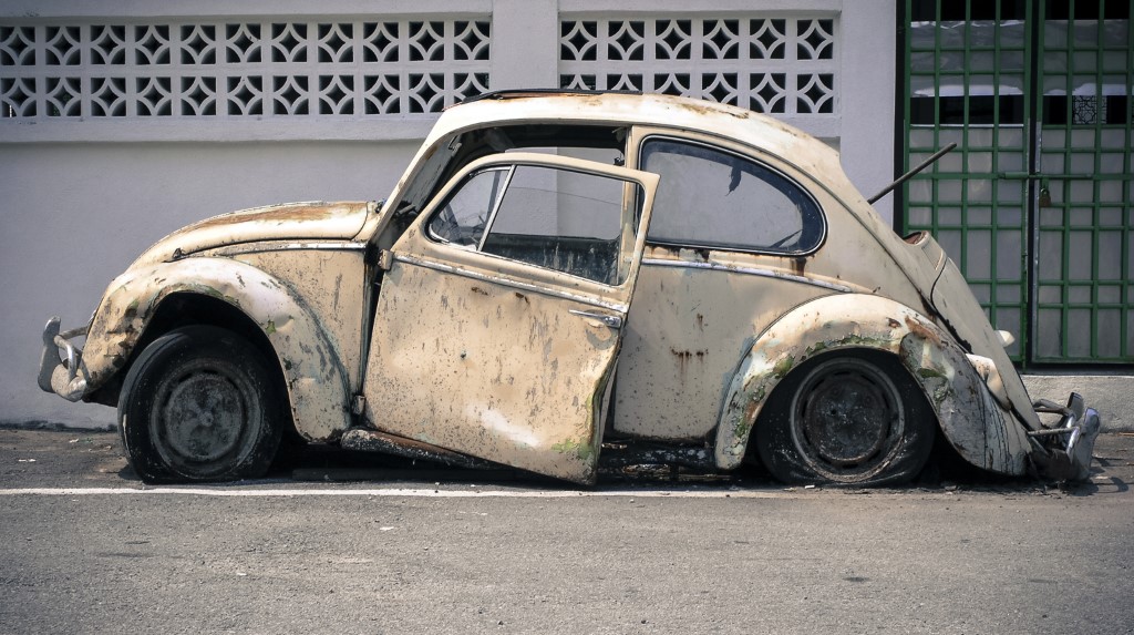 Volkswagen Beetle Abandoned