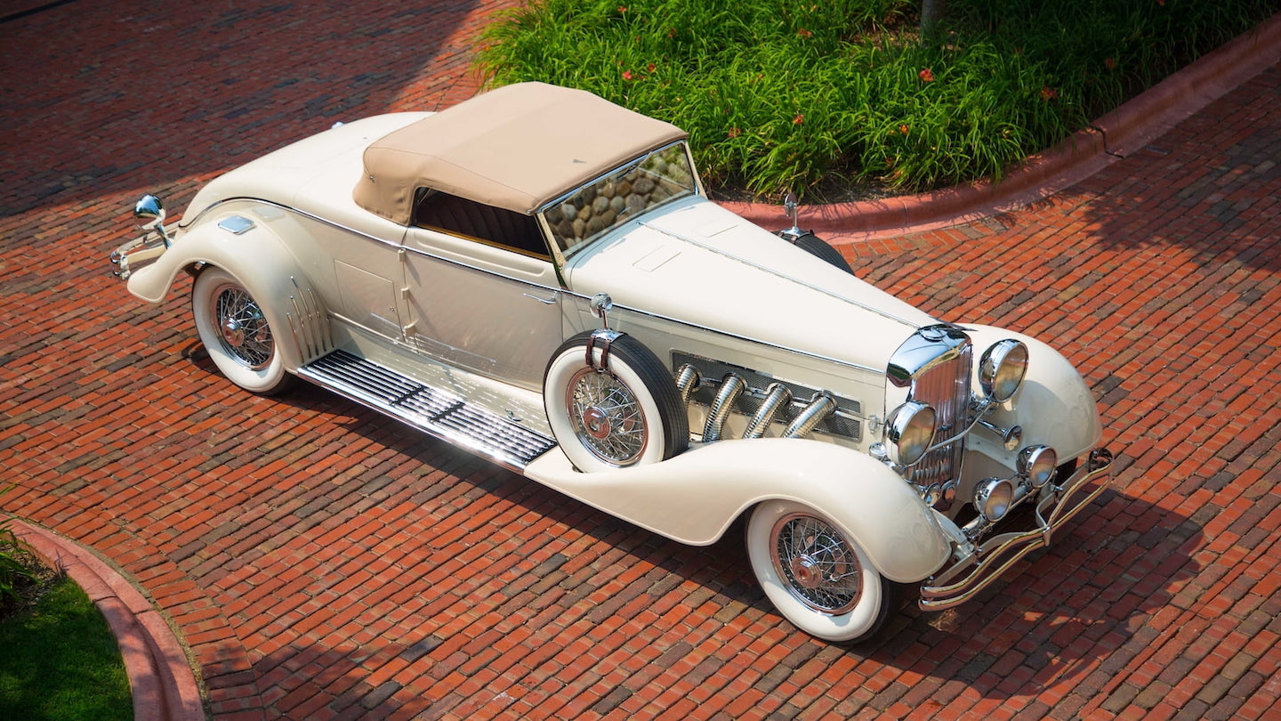 1933 DUESENBERG MODEL J CONVERTIBLE COUPE DISAPPEARING TOP ROADSTER