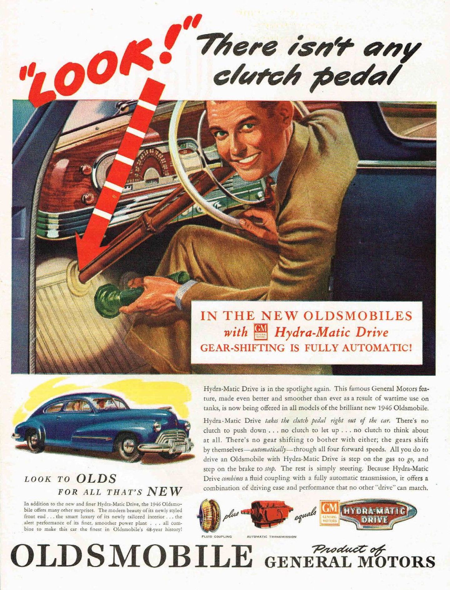 Oldsmobile Hydramatic Print Ad