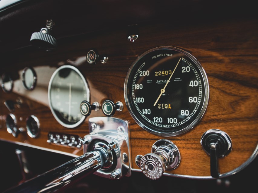 Bugatti Type 57S Odometer Jaeger