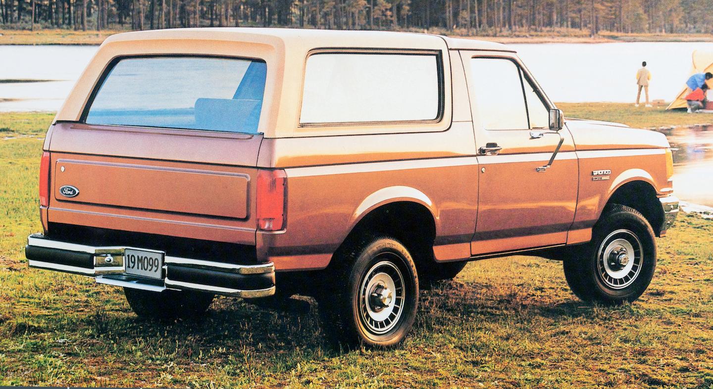 fourth-generation Ford Bronco, Ford Bronco, Bronco, fourth-generation Bronco