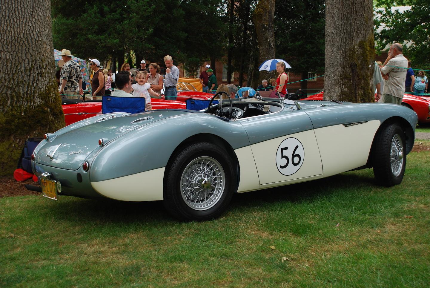 1956 Austin-Healey BN2, in 100M trim 