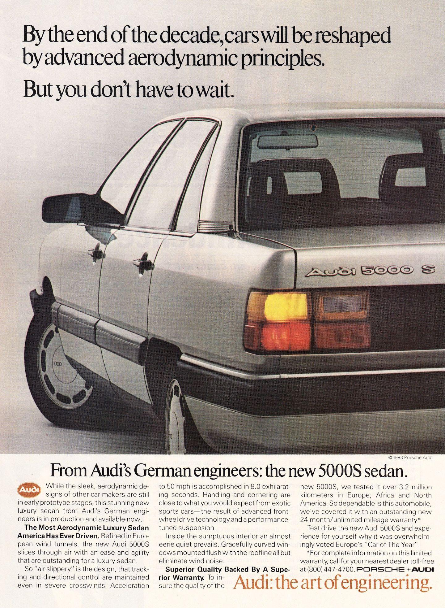 Audi C3 5000 Print Ad